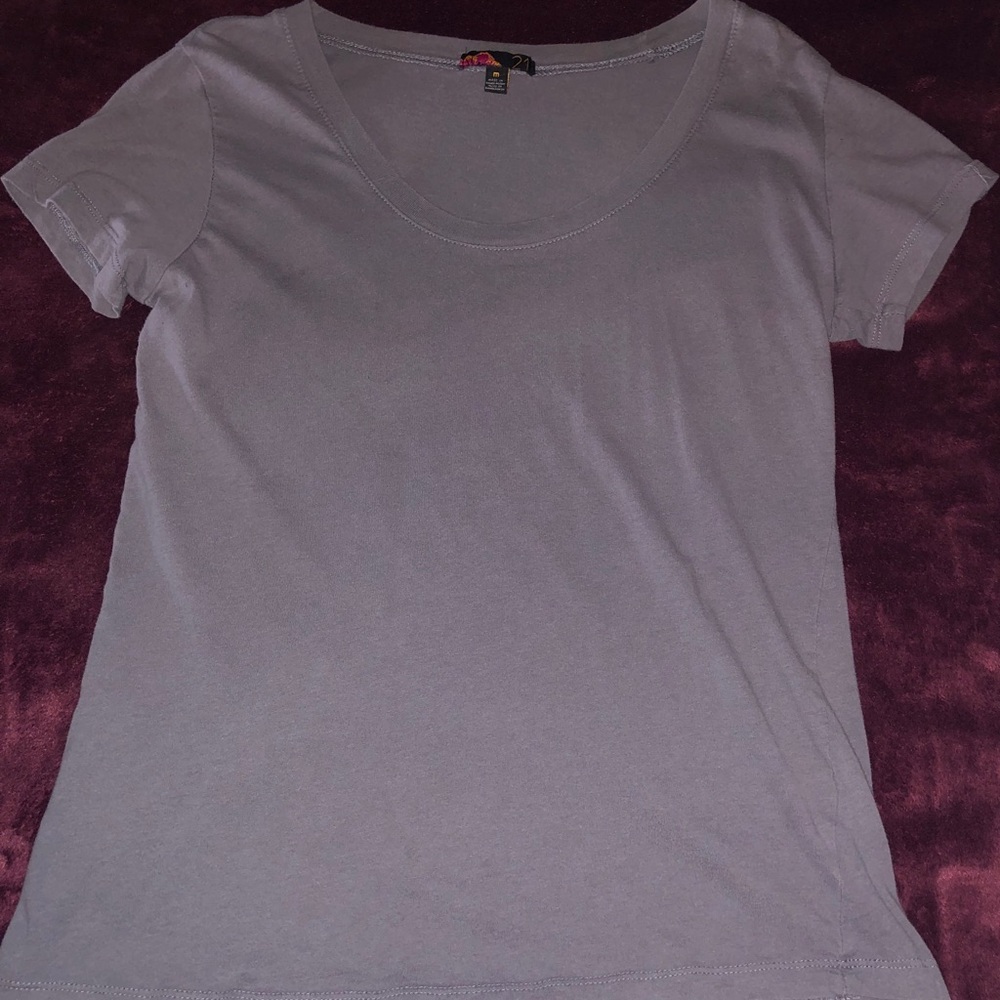 Grey loose fitting soft t shirt
